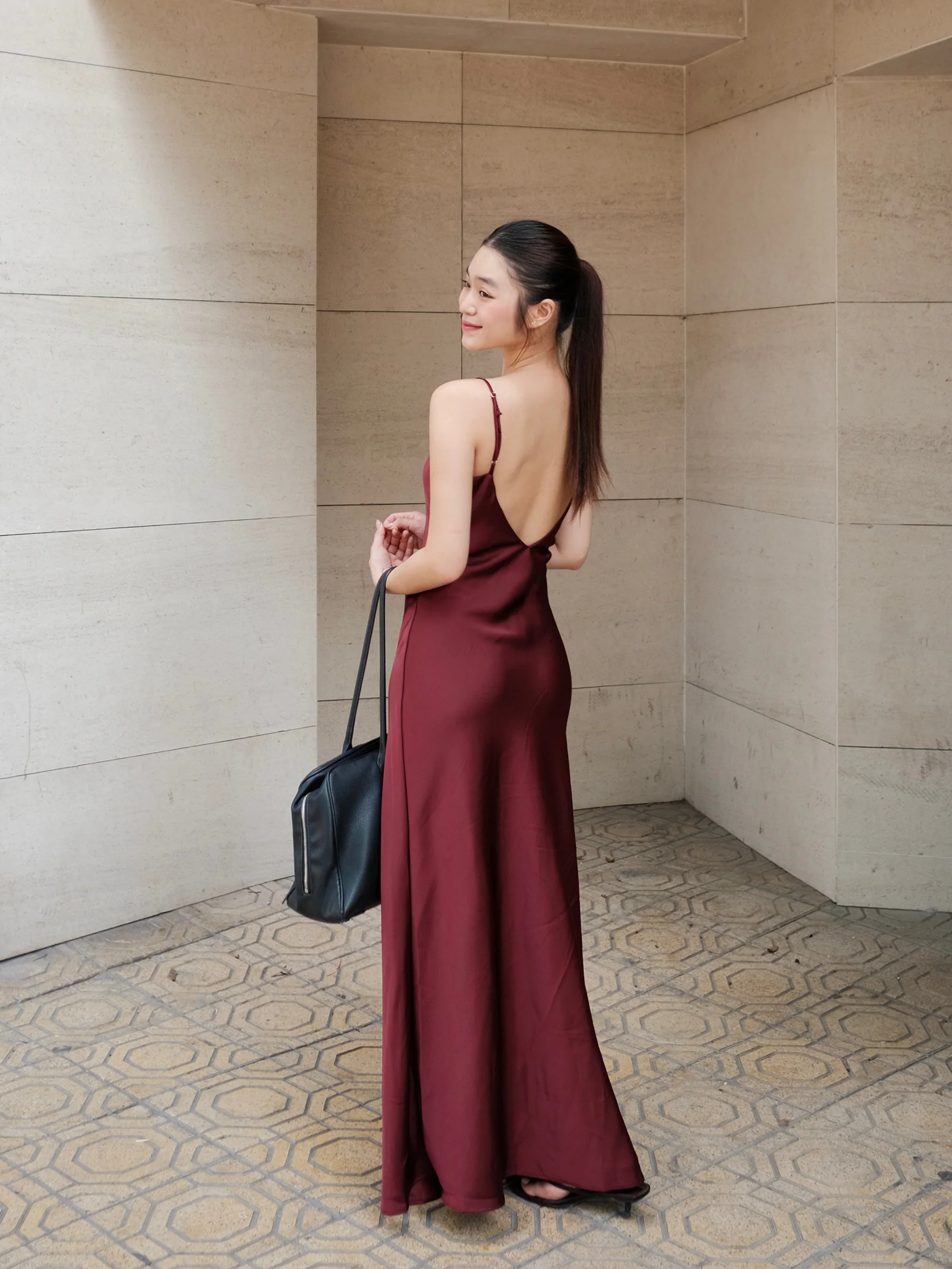 Heartie Dress Đỏ đô thumbnail 2