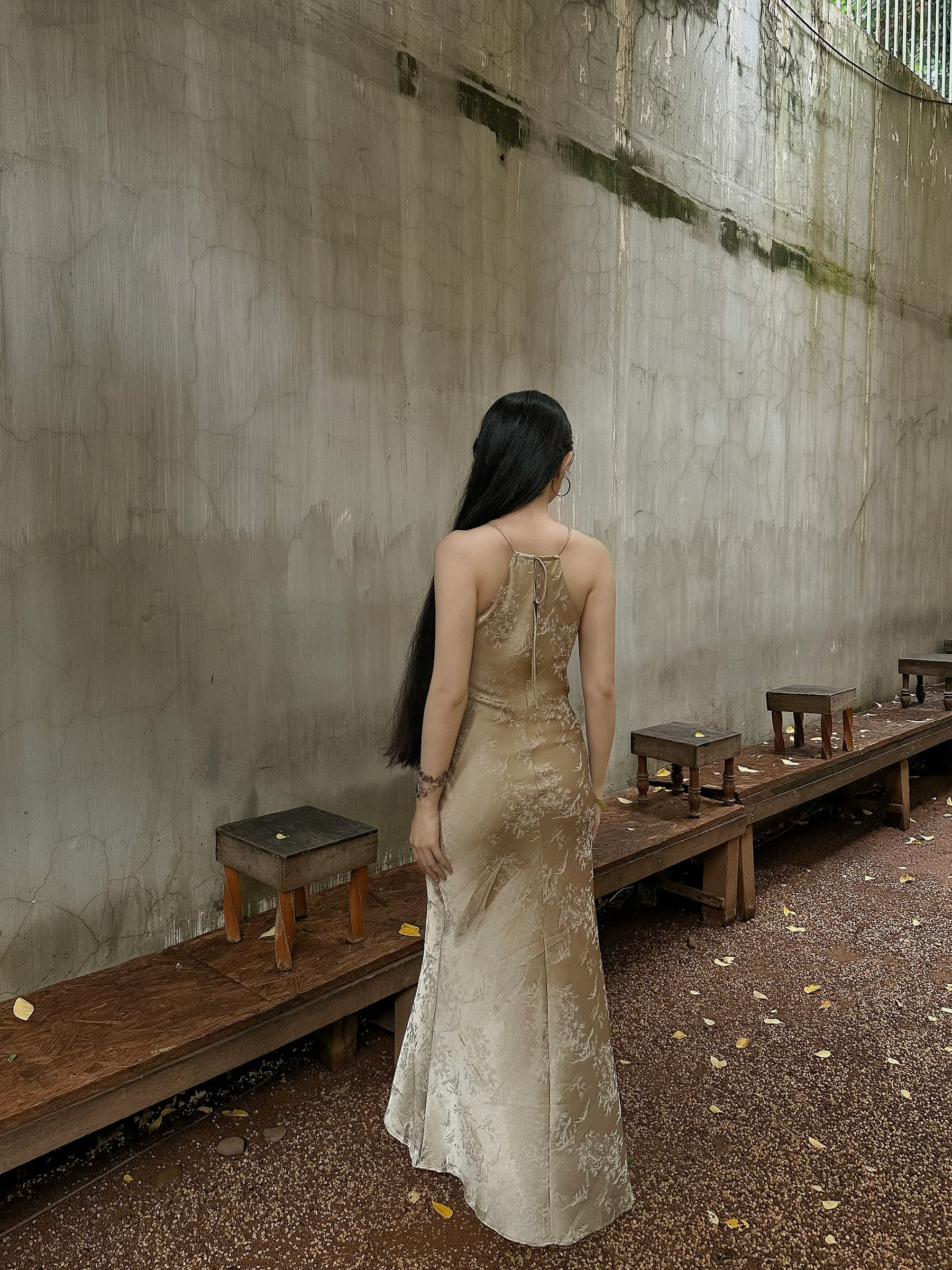 Jadie Dress Lá vàng thumbnail 3