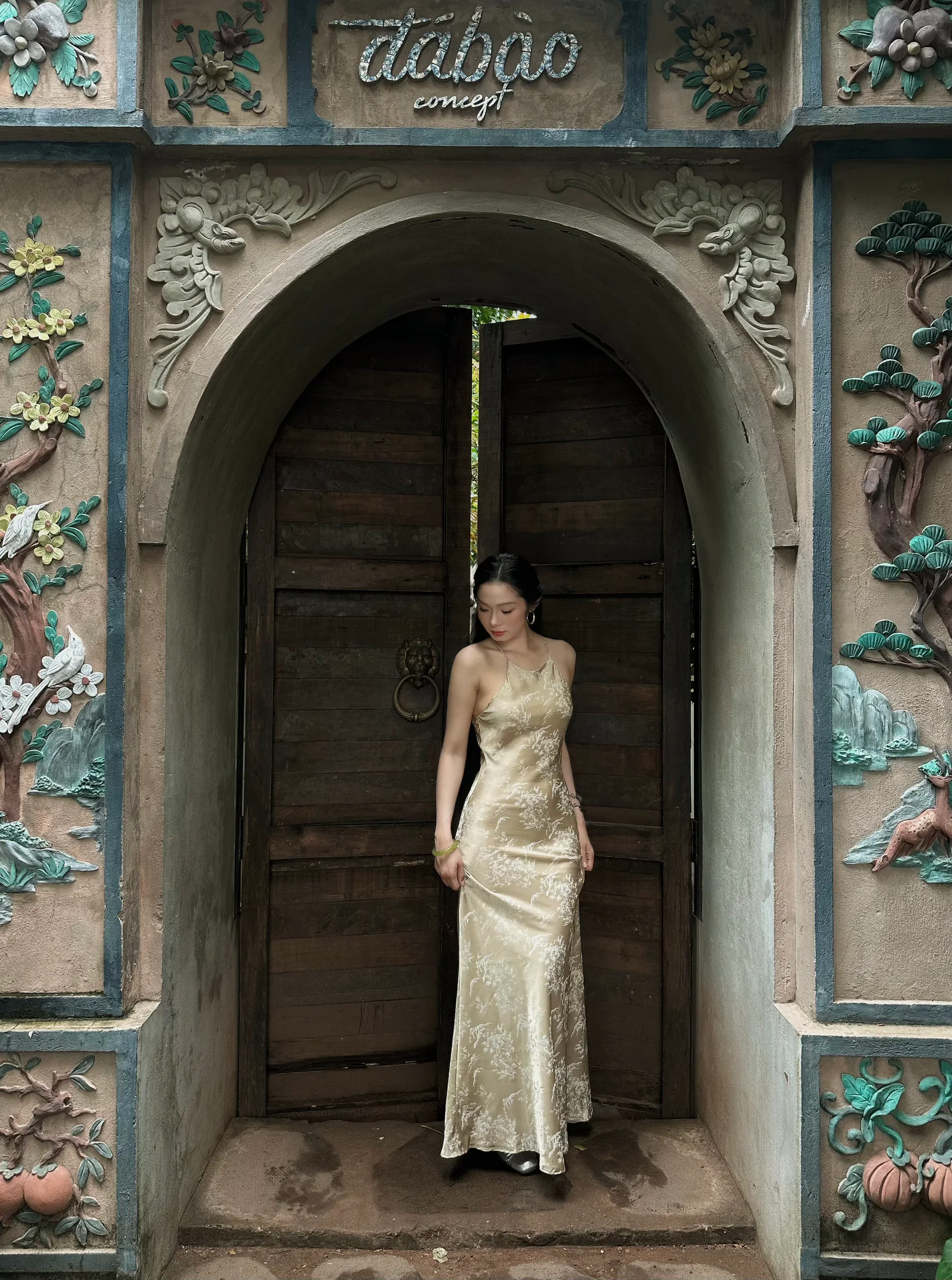 Jadie Dress Lá vàng thumbnail 4